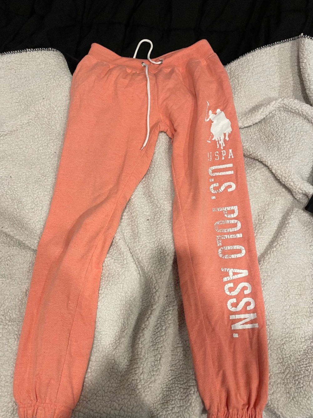 U.S. Polo Assn. Coral/Orange Sweatpants 🧡